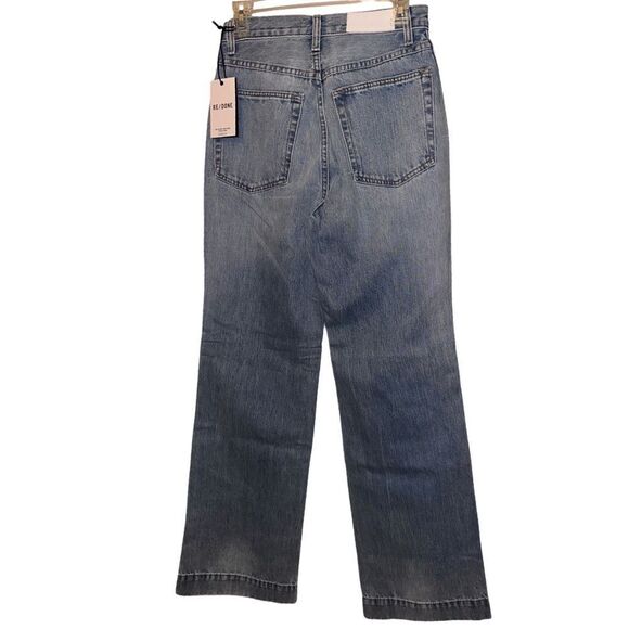 Re/Done | NWTs 70s Ultra High Rise Stove Pipe Jeans Size 25 - Picture 4 of 8